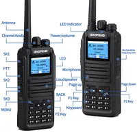 Baofeng DMR DM 1701 Digital Walkie Talkie Dual Mode Analog Two Way Radio Open GD77 Dual Time Slot Tier 1+2 Ham Radio DR 1801