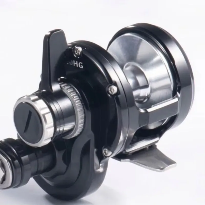 Ocean Boat Slow Pitch Jigging Fishing Wheel Full Metal 24 Kgs Drag Power Ocean Overhead Boat Fishing Jigging Reel