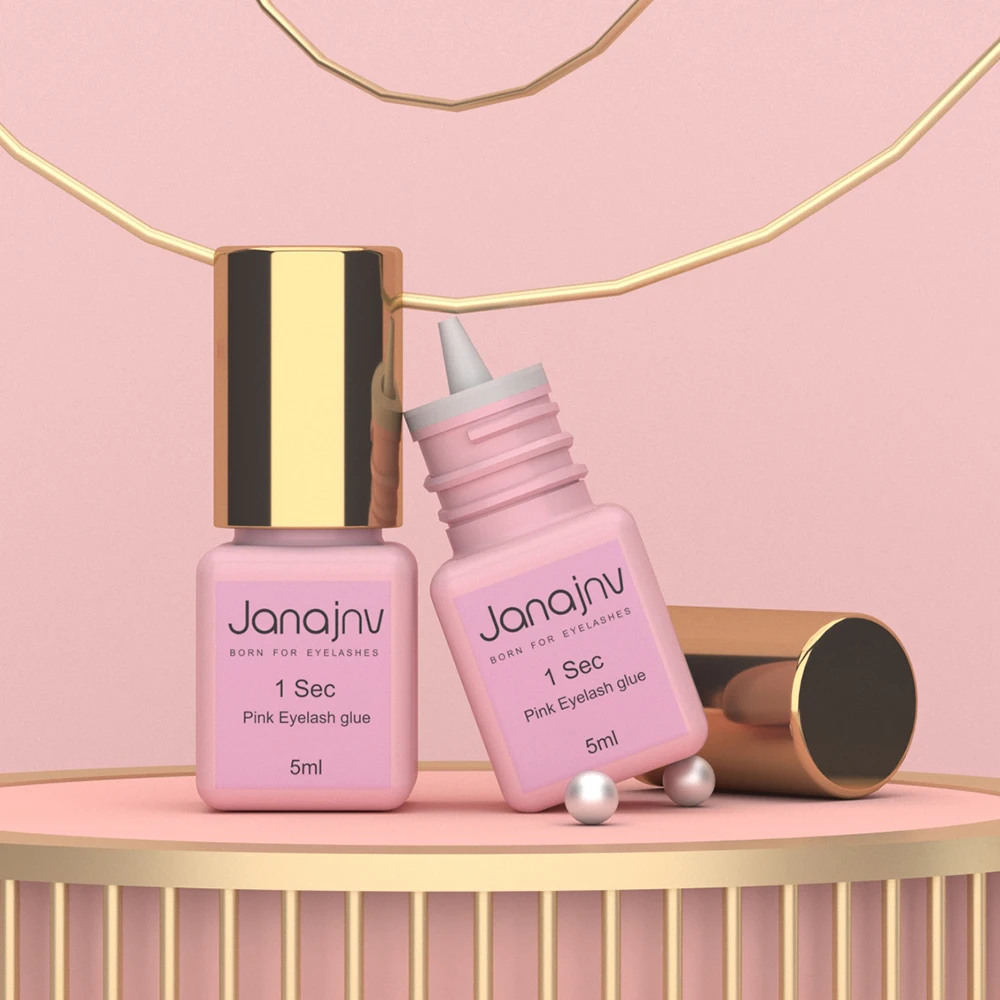 

Janajnv Whole Sale Ethyl Cyanoacrylates Methyl Methacrylates High Humidity Medicals Grade Quick Dry Jelly Pink Lash Glue