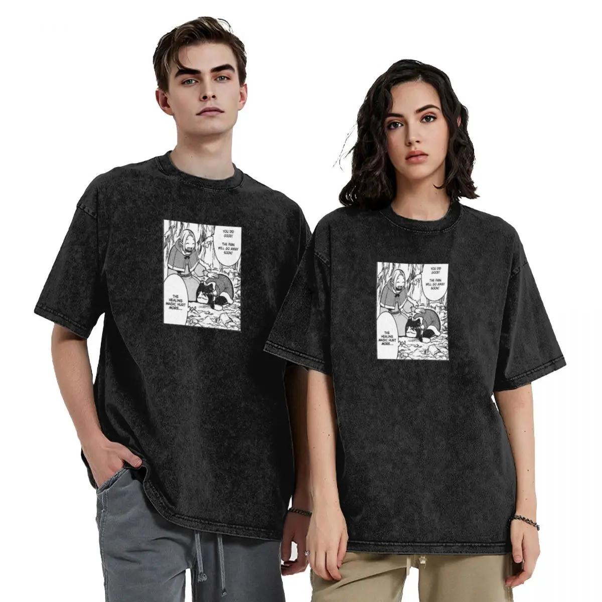 

dungeon meshi T-Shirt plus size tops summer clothes customs design your own mens designer clothes