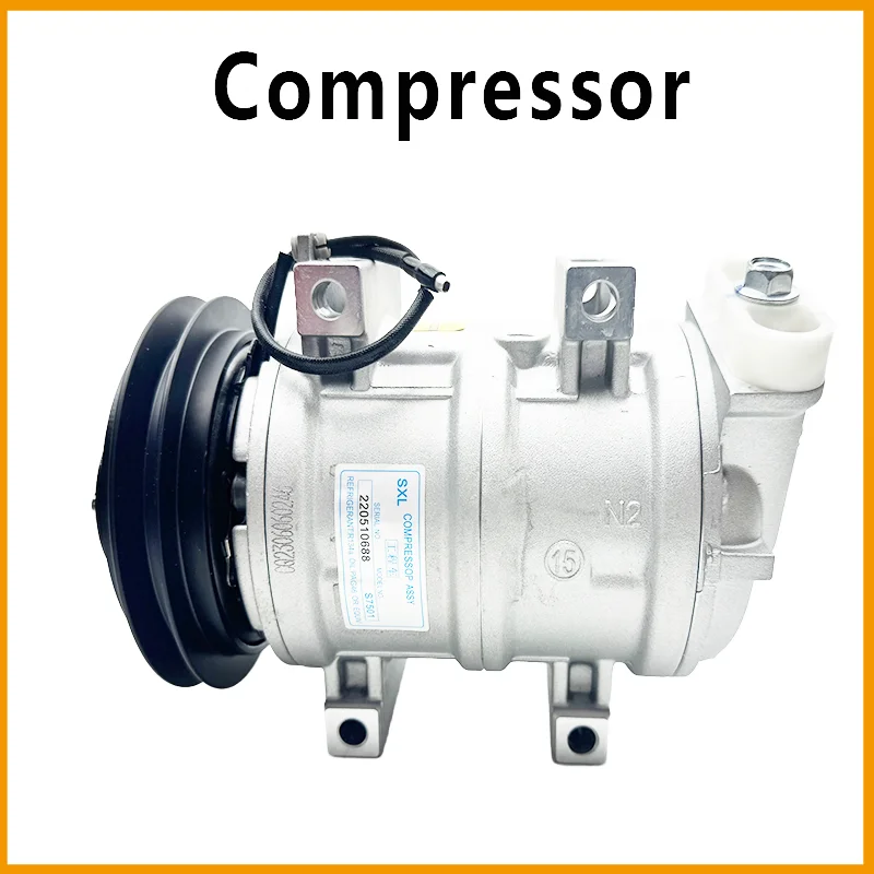 

Air Conditioner Compressor For Hitachi Excavator 60 70 240-3 240-5 200-6 AC Pump Cooling System Refrigeration Parts