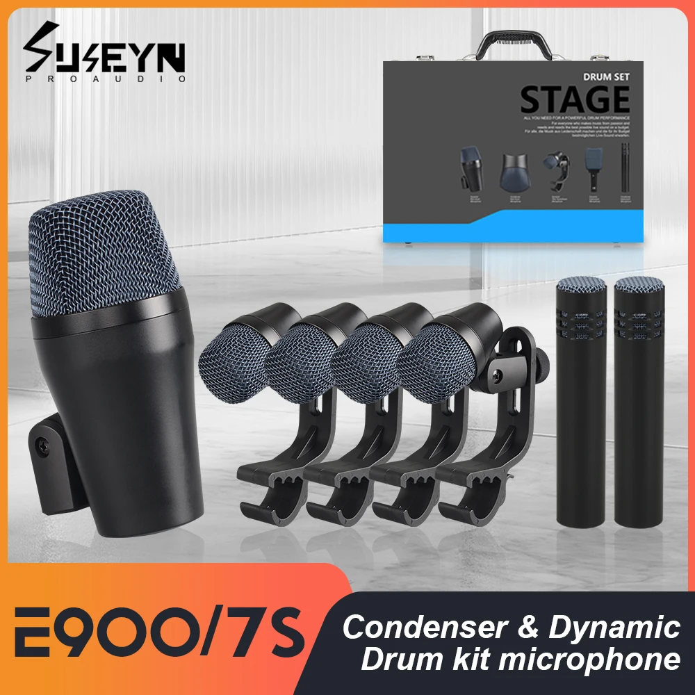 

e900/7S Metal version drum microphone set, professional indoor recording, outdoor performance e900/7VS Metal version drum micr