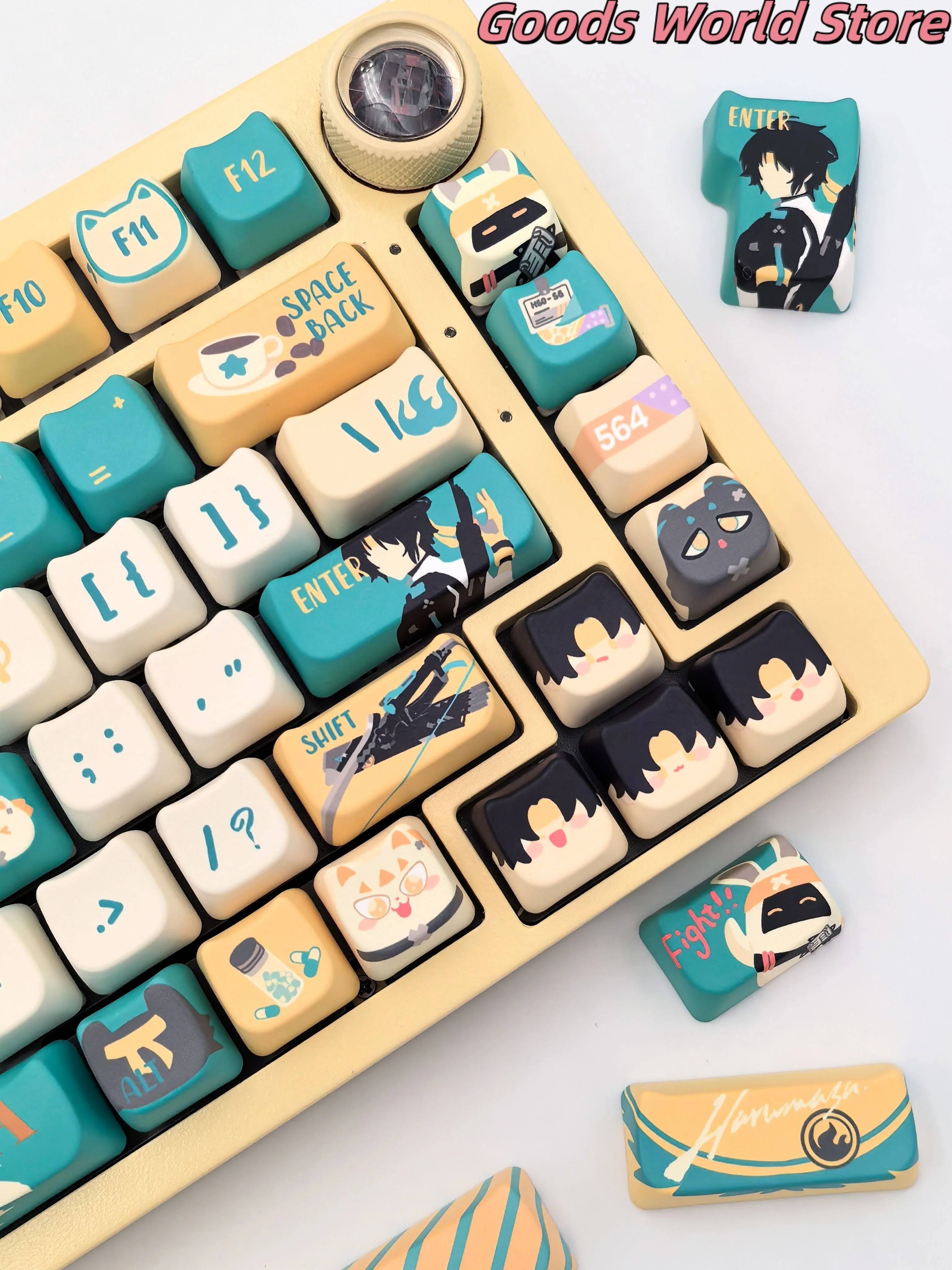 

В наличии ZZZ Asaba Harumasa keycap Game Zenless Zone Zero Механическая клавиатура Keycap Asaba Косплей Костюм Аниме Подарок на Хэллоуин