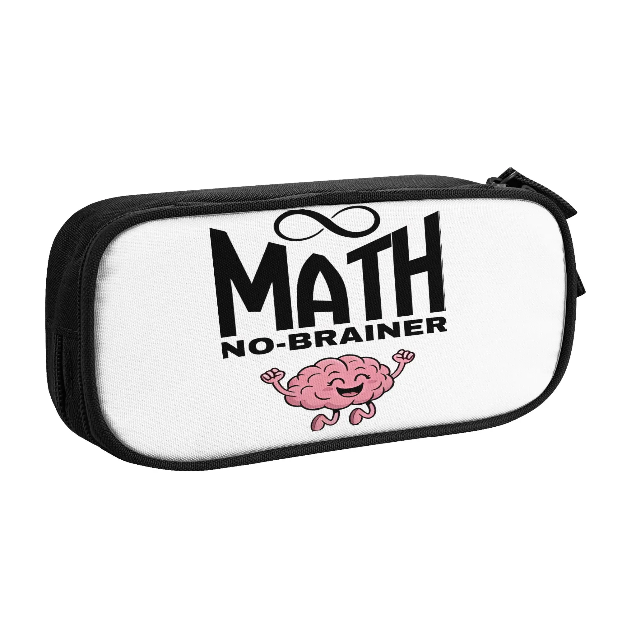 1 piece Lightweight No Brainer Pencil Case Teen Pen Bag Mathematics Office Stationery Bag