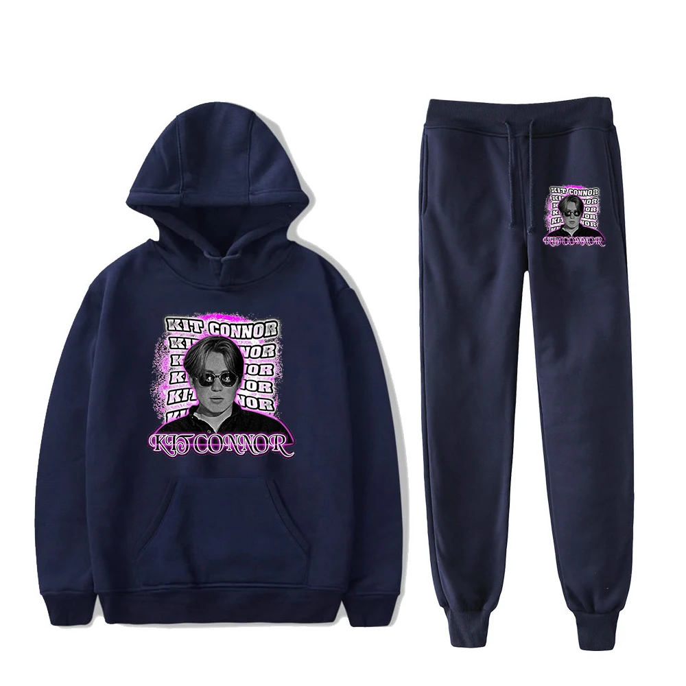 

Kit Connor Heartstopper 2023 Tv Series Charlie and Nick Hoodie Jogger Pants Two Piece Set Sweatshirts+Sweatpants Men Women's Set