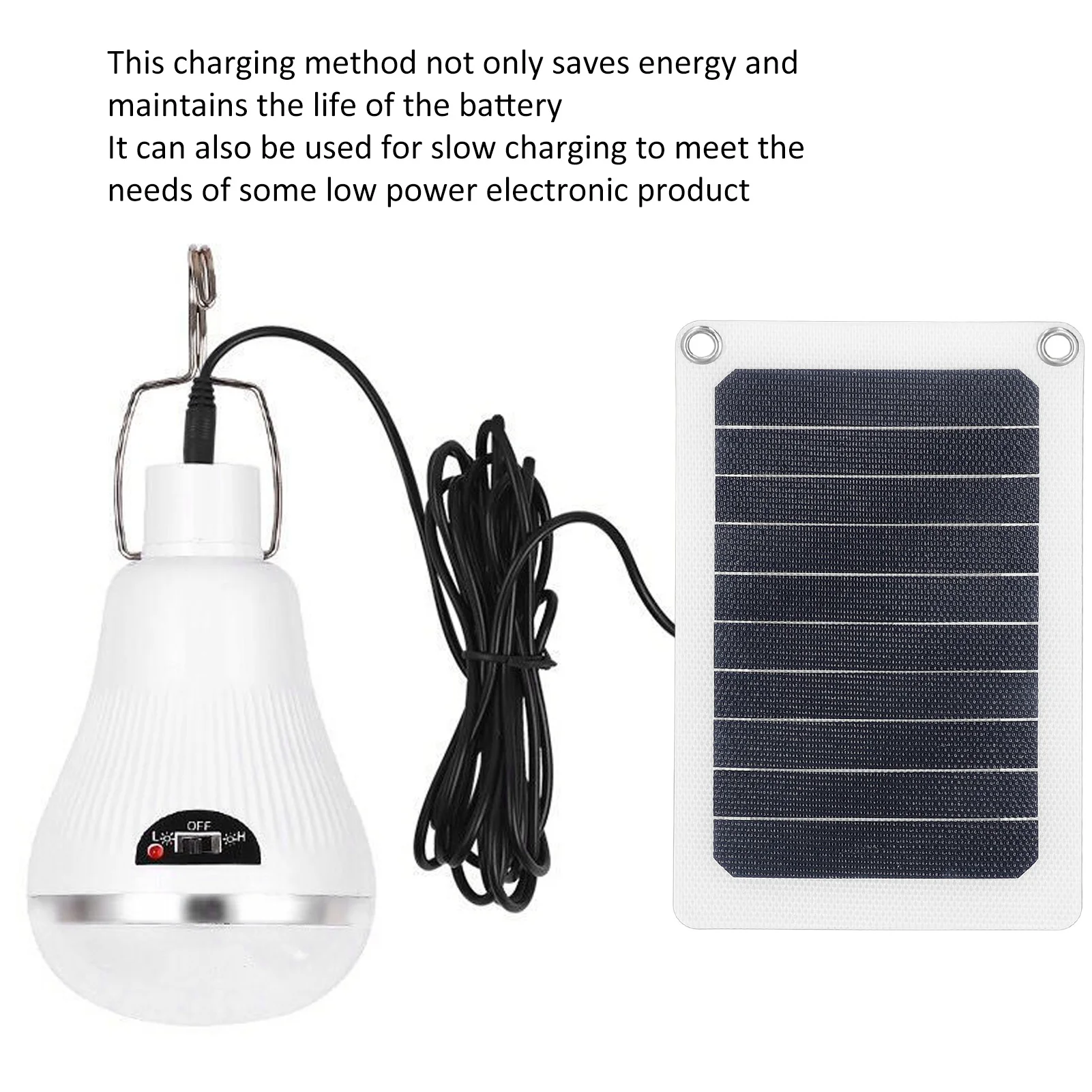 

6W 6V Portable Solar Panel Energy Conservation Environment Protection Solar Charging Panel for Outdoor Work Camping