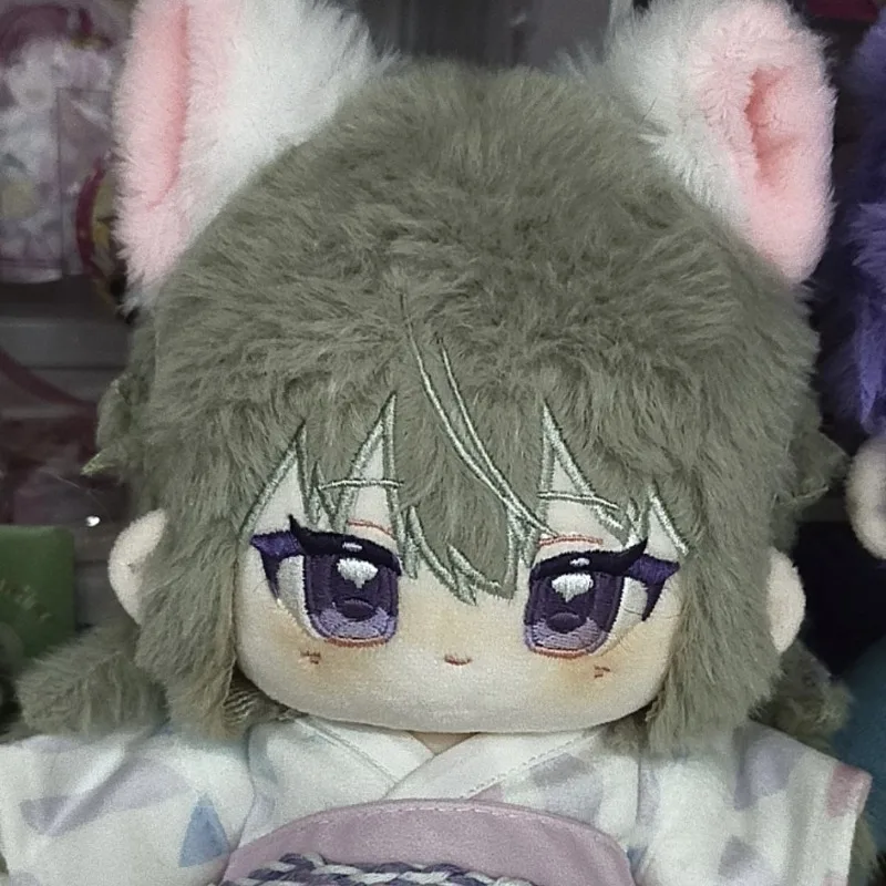 20CM Cute Kusanagi Nene Project Sekai Cotton Doll Girl Stuffed Toys Student Plush Doll Adorable Delicacy Furry Ears Xmas Gift