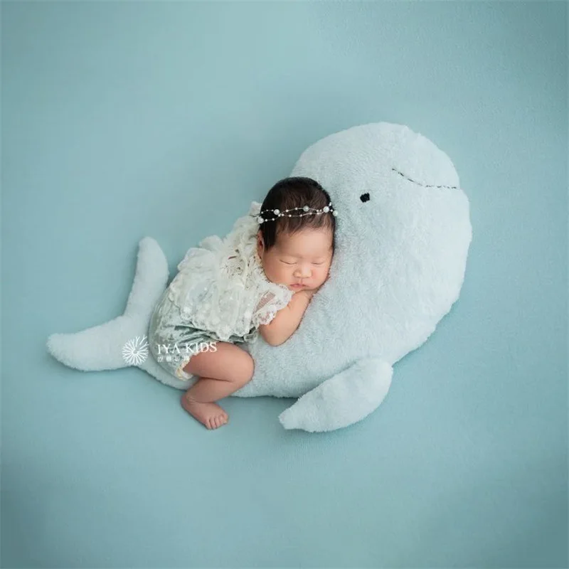 Newborn  Photography Props Doll Plush Horse  Baby Photo Prop Cushion  Photo Bebe Studio Photography Mat