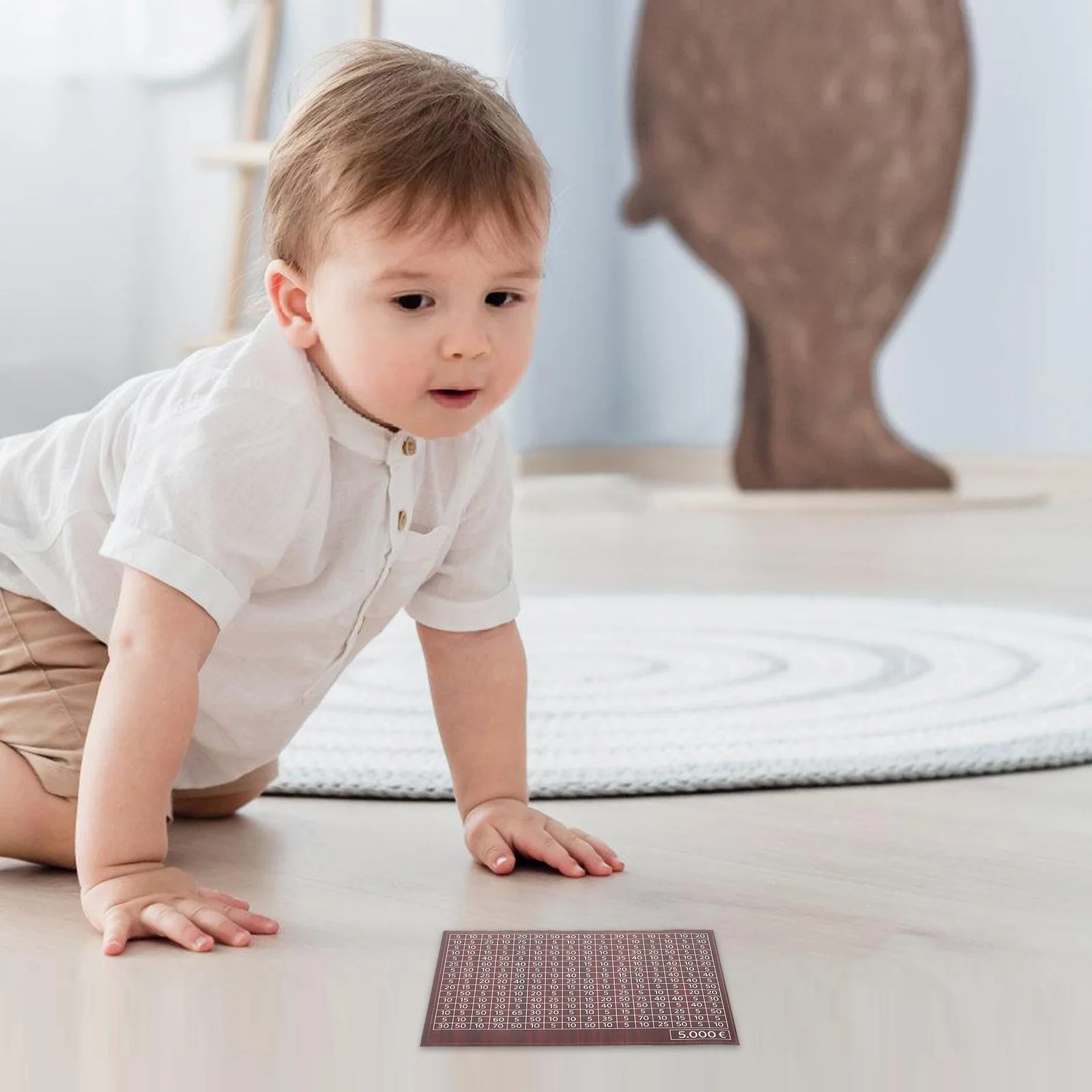 Autocollant d'économie d'argent marron clair, 50 pièces, traceur d'épargne pour tirelire, boîte d'argent, tableau numérique, étiquettes de banque de pièces de monnaie, défi de comptage