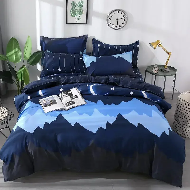 J SALE 1 Pc Duvet Cover/ Quilt Cover/Comforter Cover Size 150*200/180*220/200*230/220*240 (Pillowcase not included)