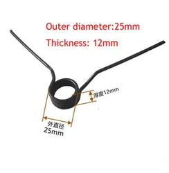 Máquina equilibradora de cambiador de neumáticos, resorte Torsional para Pedal de pie, pieza de neumático, 20/25/30mm