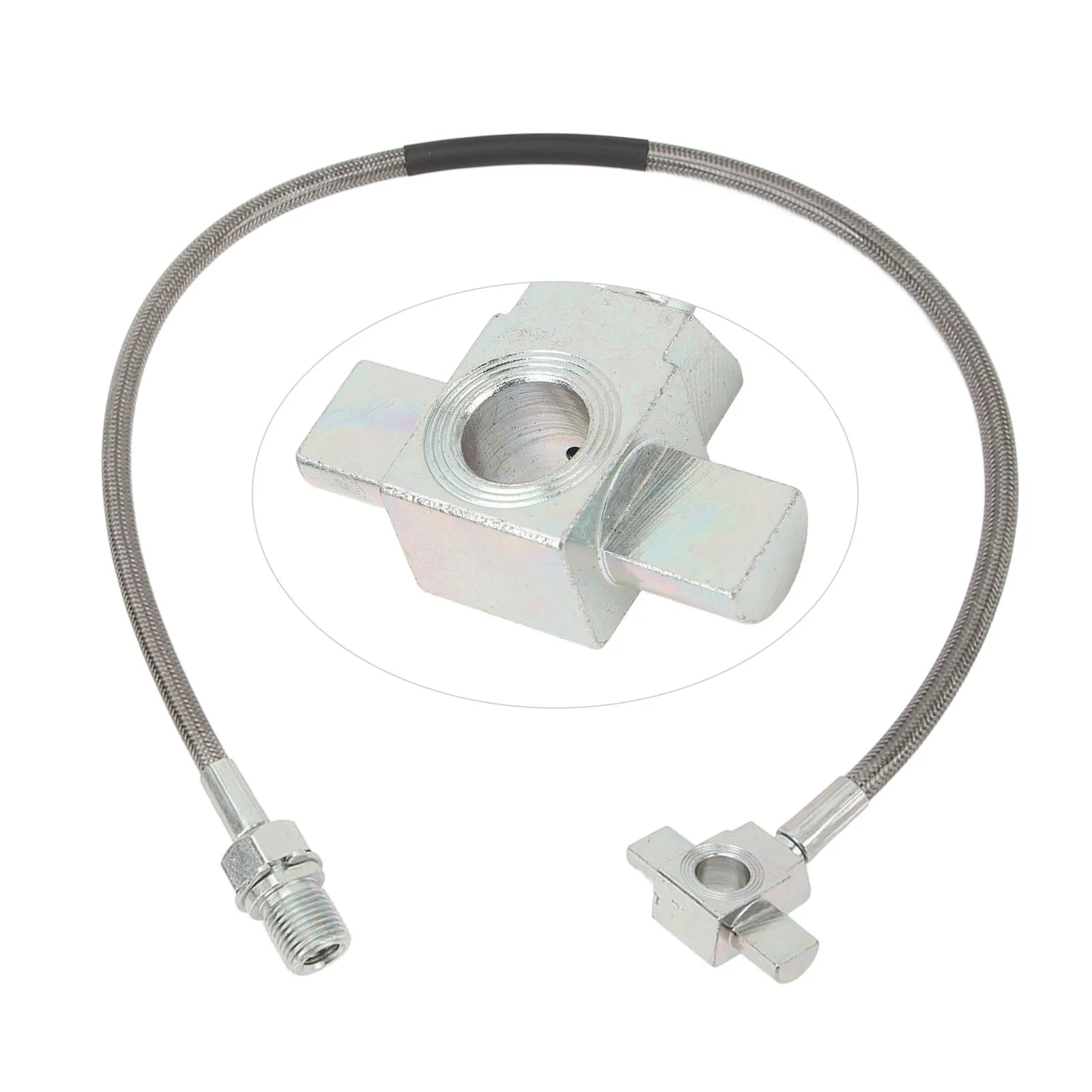 

2Pcs Front Stainless Steel Brake Line 89340S OE Compatible for Chevy C10 C20 C30 K10 K20 K30 K5 High Quality