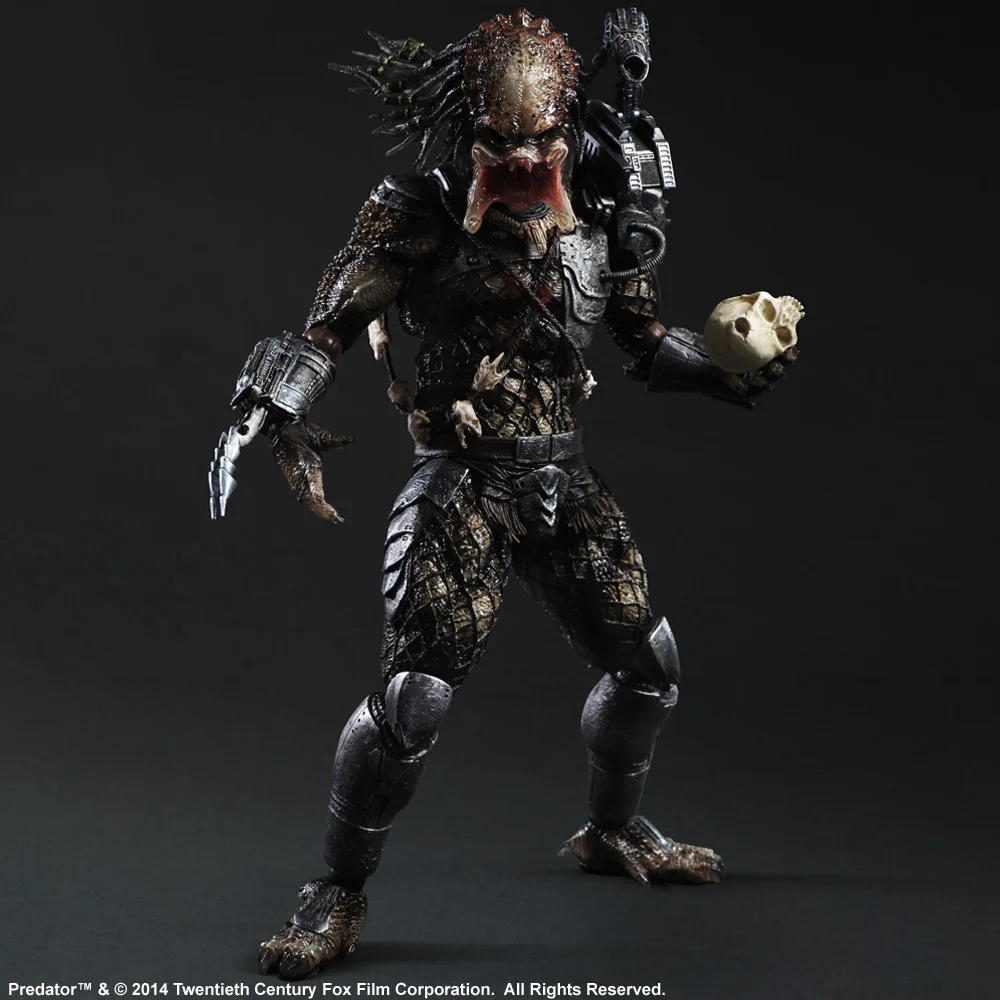 Play Arts Kai Alien vs Predator P1 America Movie RPG GAME Alien Movable Action Figure Toys 27cm Collection Model