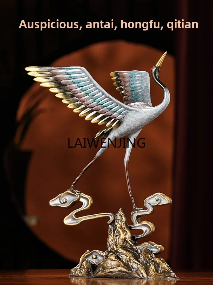 زخرفة رافعة رئيسية للزيت من MJY مصنوعة بالكامل من النحاس الصيني لتأثيث المنزل وغرفة المعيشة وخزانة النبيذ