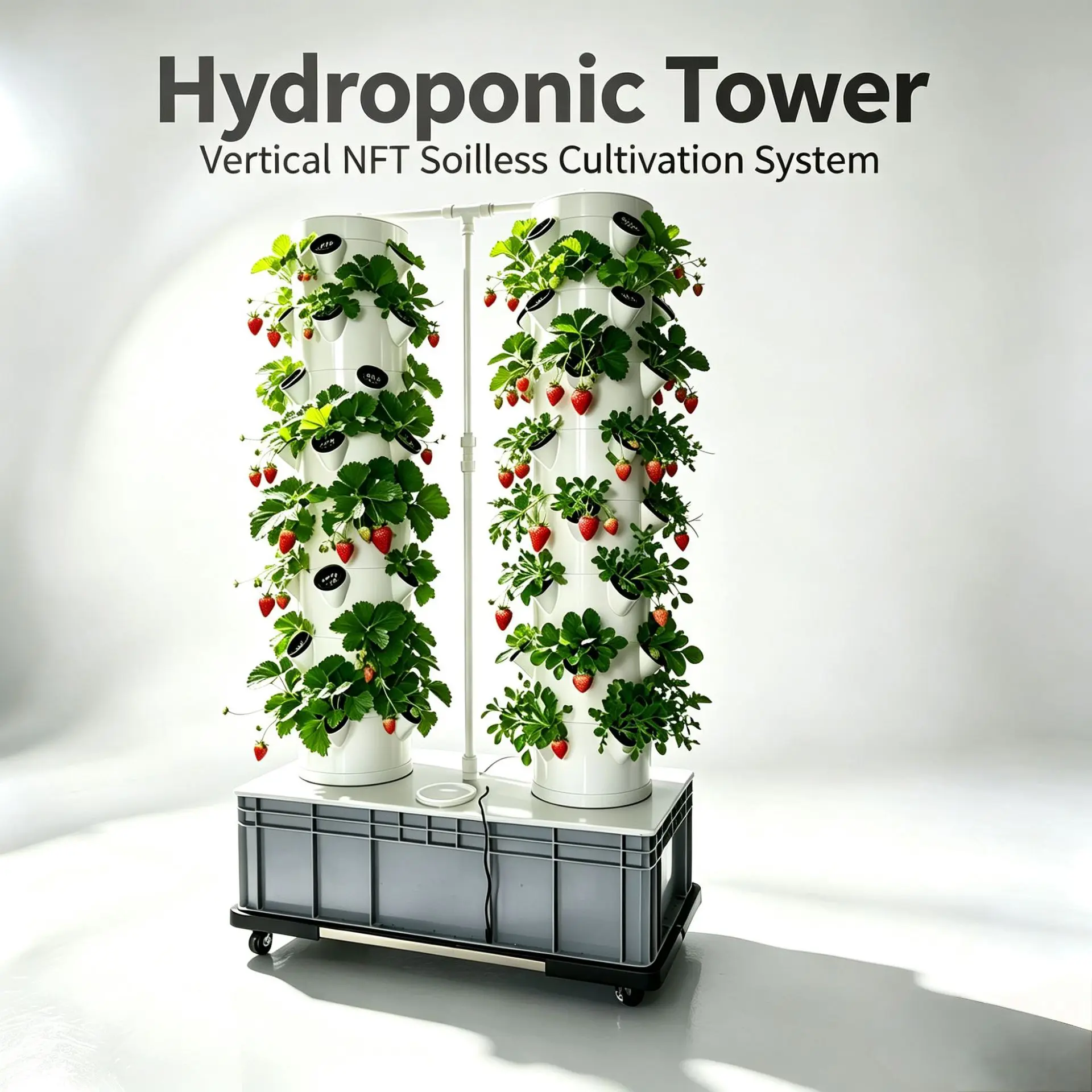 Hydroponic tower soilless cultivation planting equipment, three-dimensional vegetable growing machine