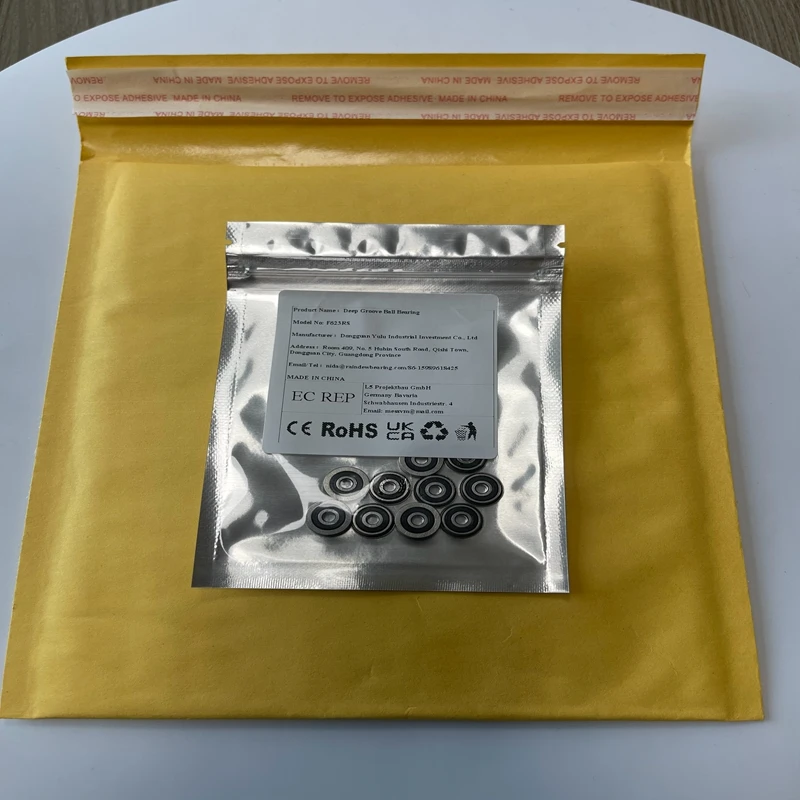 Cuscinetti a sfere F623 RS in miniatura flangiati 4P/24P F623-2RS 3x10x4 mm VORON Cuscinetto ABEC-7 F623RS per stampante 3D Voron 0