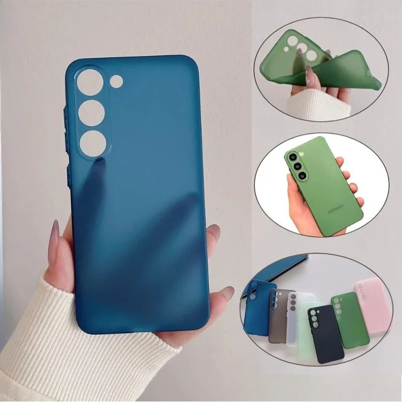 Ultradünne TPU-Matt-Hülle für Samsung Galaxy A27 A57 A37 A56 A55 Samsung S26 Ultra S26+ Plus Klare Matte Weiche Handy-Rückabdeckung
