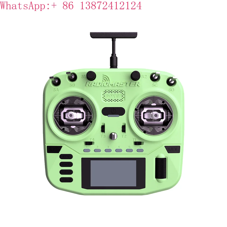 

Radiomaster Boxer Crush 16-Channel 2.4G AG01 Hall Gimbals ELRS Remote Control Plastic Radio Controller and Transmitter