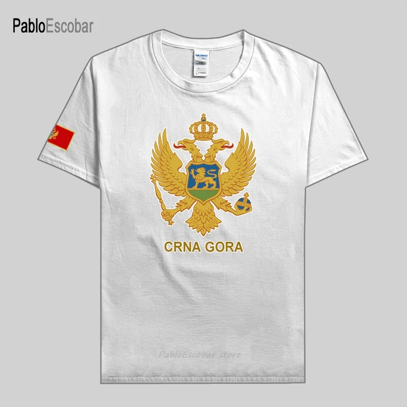 Montenegro MNE Crna Gora Montenegrin ME Black Mountain men t shirt fashion jersey nation team  cotton fitness tees