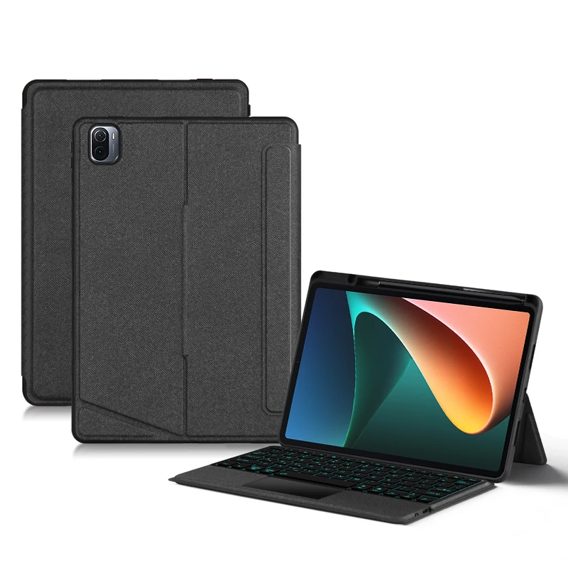 AJIUYU For Xiaomi Mi Pad 5 Pro 11" Separable Backlight Keyboard Case Portuguese Russian For Tablet Xiaomi MIPAD5 keyboard Cover