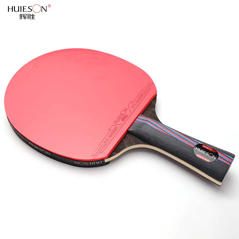 

HUIESON Table Tennis Racket Carbon King 9.8 Ping Pong Racket Paddle Competitional Pingpong Bat with Carrying Case