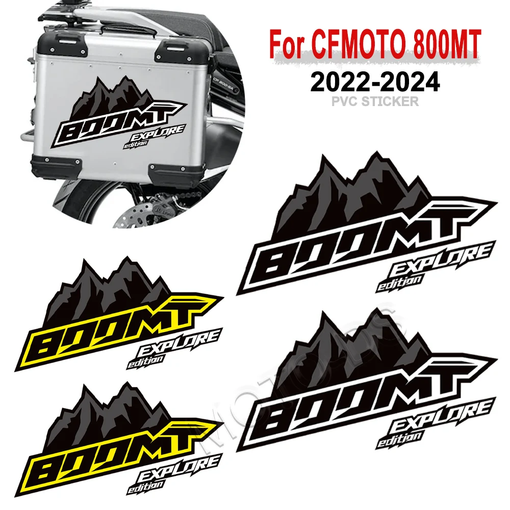 

Motorcycle PVC Protective Stickers for CFMOTO 800MT Explore Edition 800 MT 2022-2024 Touring Cases Anti-Scratch Decals Kit