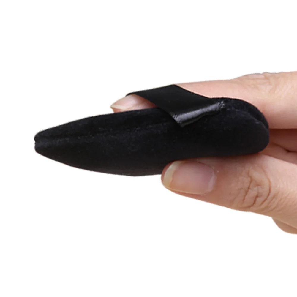5/10 pièces Triangle velours poudre bouffée humide utilisation sèche maquillage éponge cosmétiques mélangeur beauté fond de teint outil de maquillage accessoires