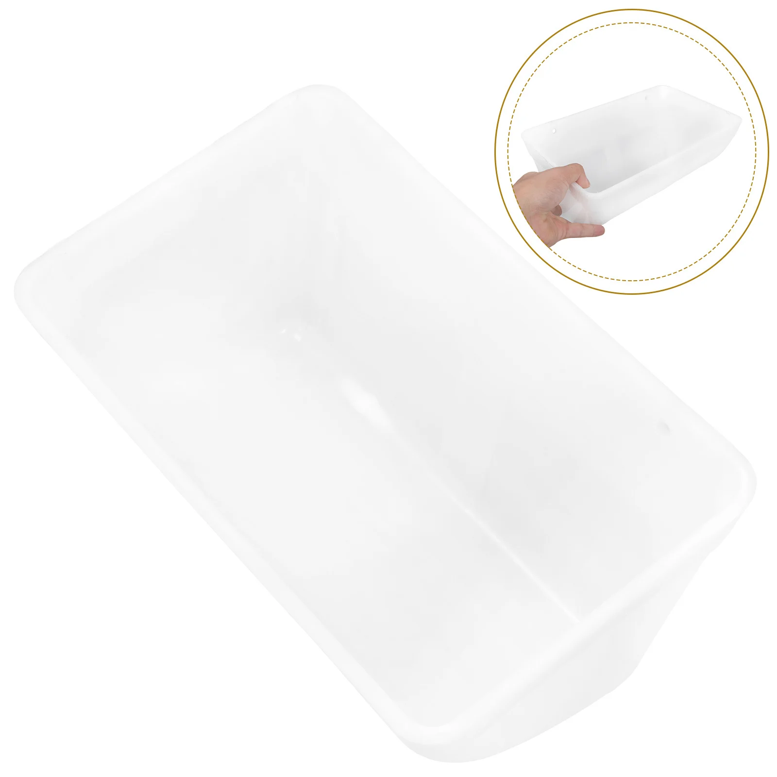 

2Pcs Hanging Chicken Feeder Waterproof Large Capacity Fence Feeder Clips Screws Livestock Waterer Bucket Goat Duck Goose Poultry