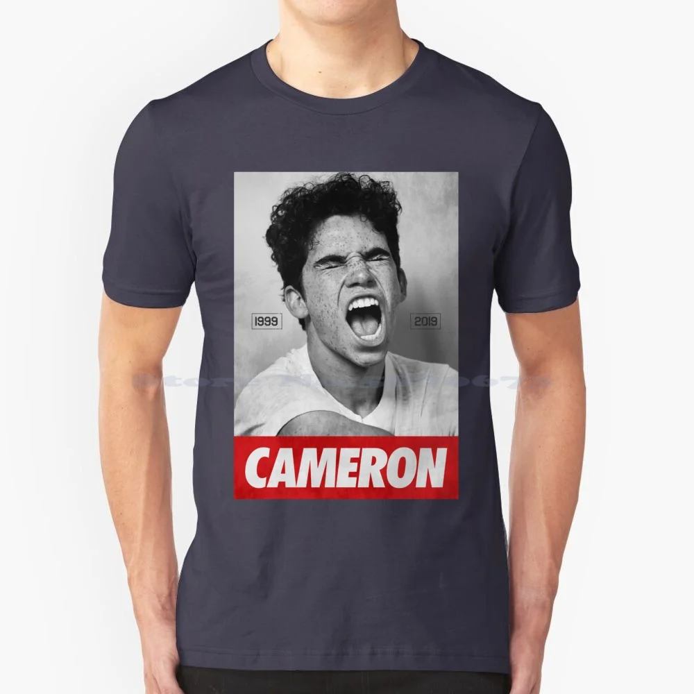 Cameron Boyce T Shirt 100% Cotton Tee Cameron Boyce Actor Panic At The Disco Luke Ross Rip Descendants 3