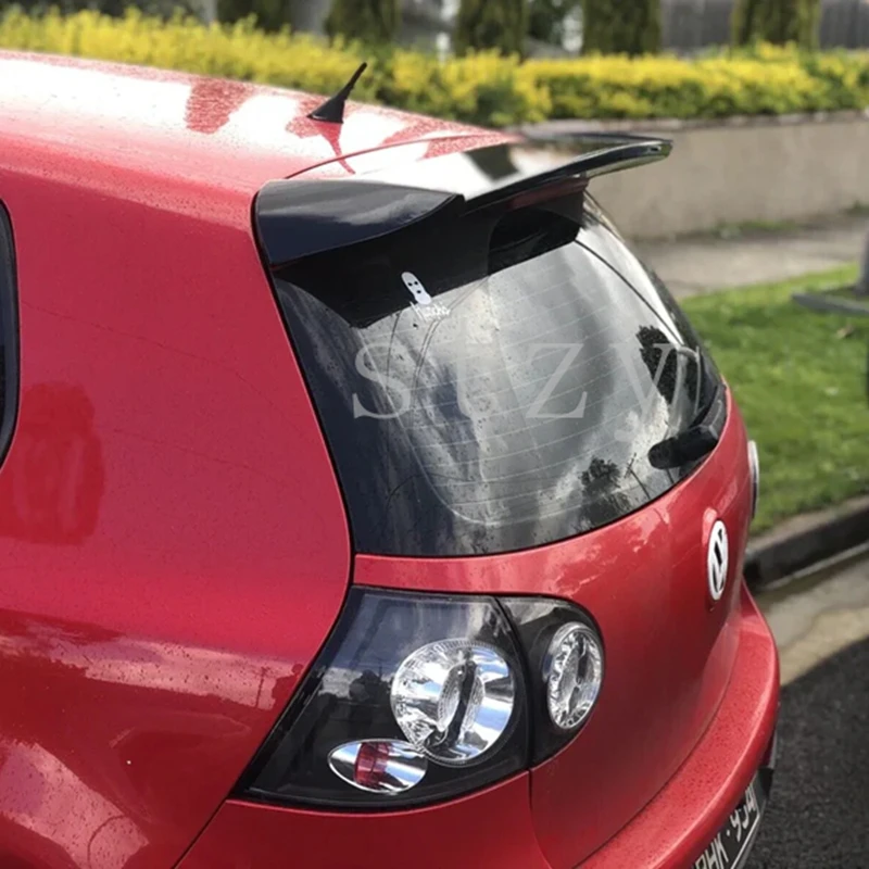Hochwertiges ABS für VW Golf 5 MK5 GTI R32 2004 bis 2009 Osir Style Auto-Heckflügel-Dachspoiler, glänzend schwarz oder Carbonfaser-Look