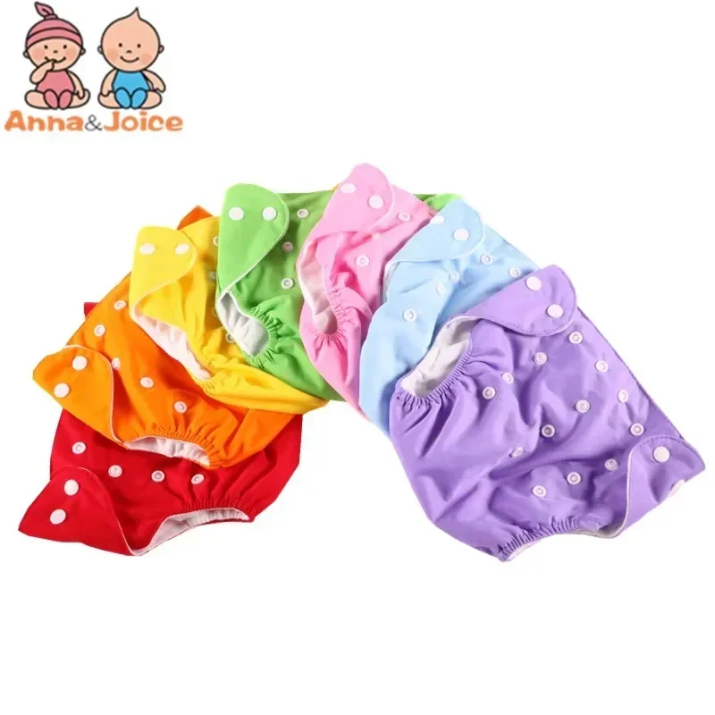 3PC Diapers Washable Reusable Nappies Grid Cotton Training Pant Cloth Diaper Baby Fraldas Winter Summer Version Diapers