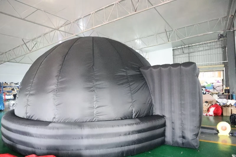 Portátil inflável planetário cúpula esfera de projeção profissional inflável cinema cúpula tenda para a escola crianças educação