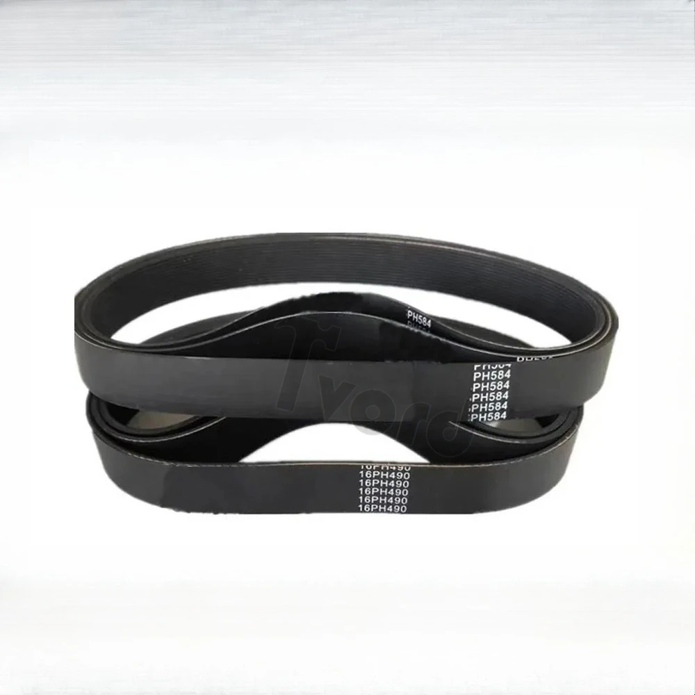 Multi Wedge and Multi Groove Black Rubber PH Industrial Transmission Belt, PH458/464/467/470/480-690mm