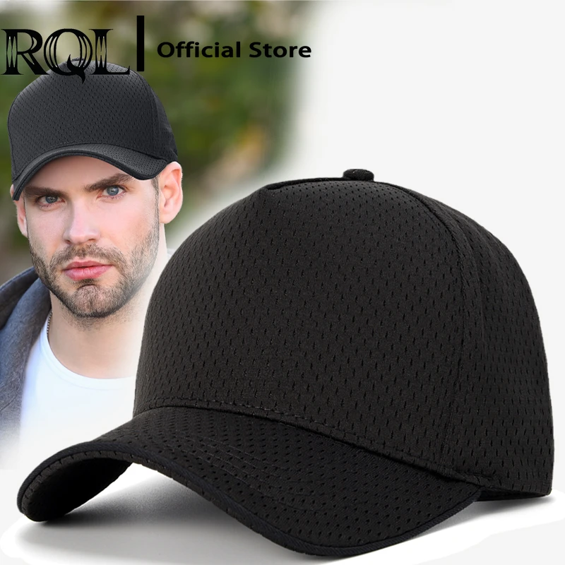 Plain Mesh Breathable sports Hats for Men and Women Big Head XXL Size Quick Dry Baseball Cap Running Hats Breathable Golf Hat