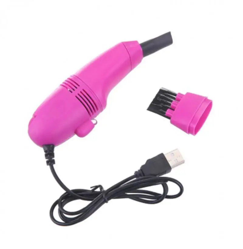 Portable Mini USB Vacuum Cleaner Keyboard Brush Laptop Shell Cleaner Dust Brush Mini USB Vacuum Cleaner Computer Cleaning Tool