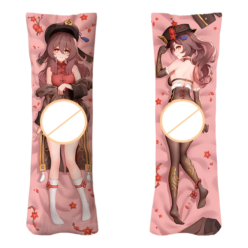 

Dakimakura Anime Pillow Cover Hu Tao Double Sided Print pillowcase