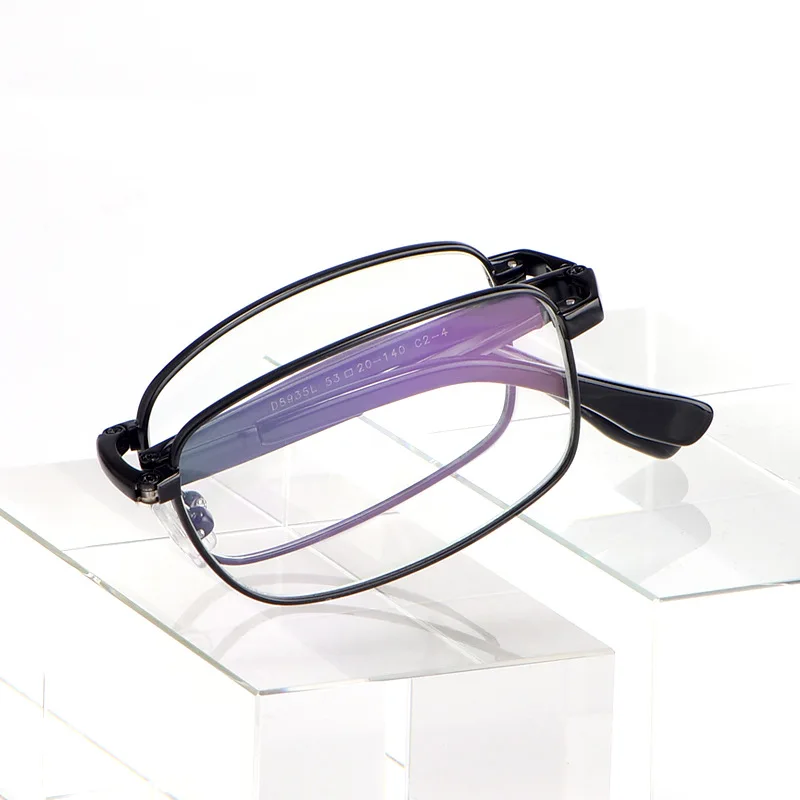 Ultra Light Comfortable Foldable Man Square Titanium Acetate Eyeglasses WoMen Fashion Optical Prescription Glasses Frame