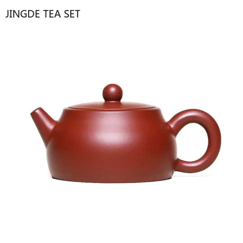 

Authentic Yixing tea pots Purple Clay Filter Teapot Raw ore Dahongpao Beauty Kettle Handmade Customized Boutique Tea set 170ml