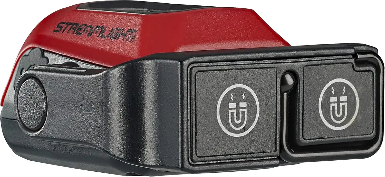 61510 Syclone 400-Lumen USB Rechargeable Multi-Function Compact Work Light, Red