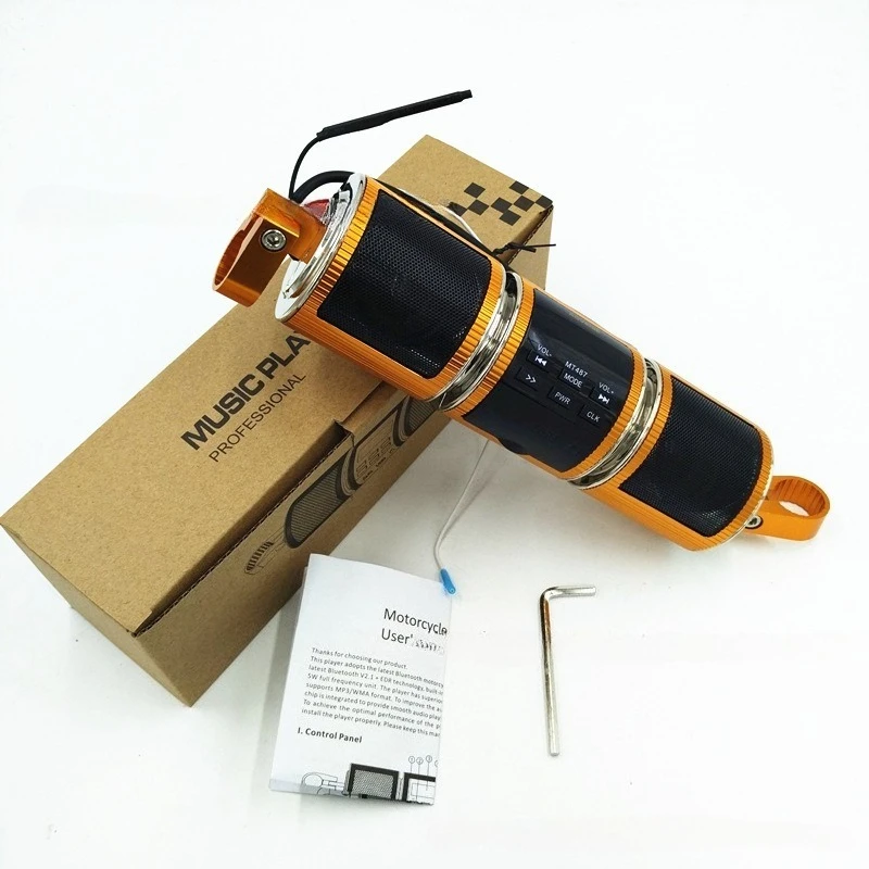 

Motorcycle modified Bluetooth speaker, waterproof handlebar for electric vehicle with radio, motorcycle mp3 audio
