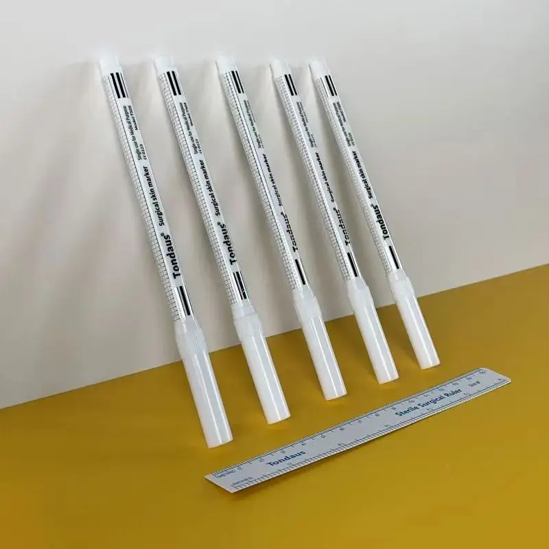 Medical Skin Marker Pen Beauty Tattoo Line Double Eyelid Facial Mark Does Not Fade Surgery Fixed Point