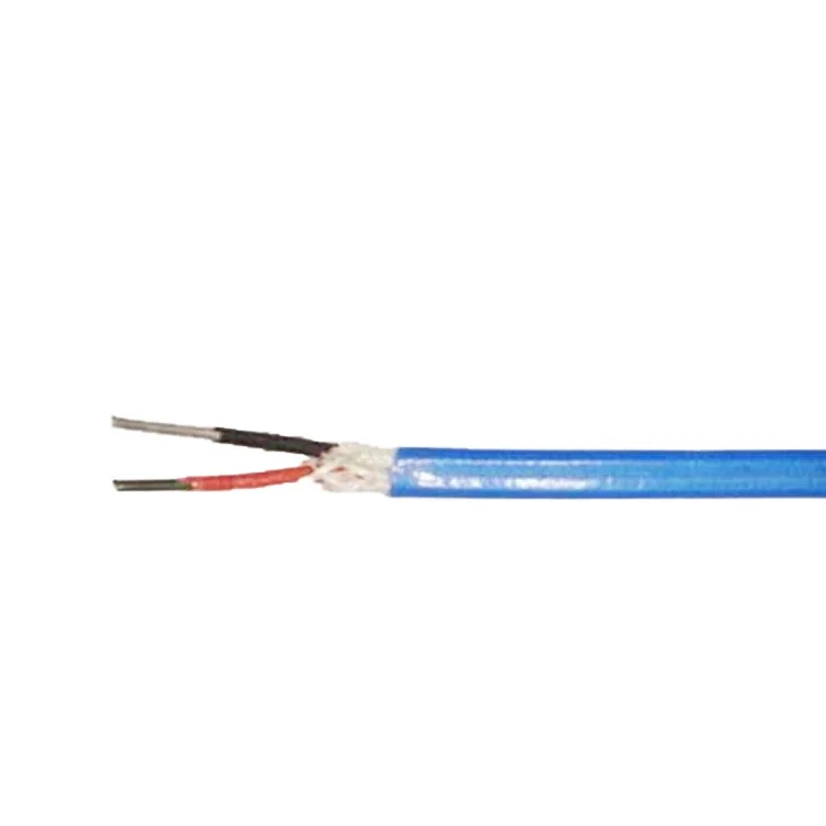 K type thermocouple compensation extension wire cable with PVC Silicone Fiberglass Insulation