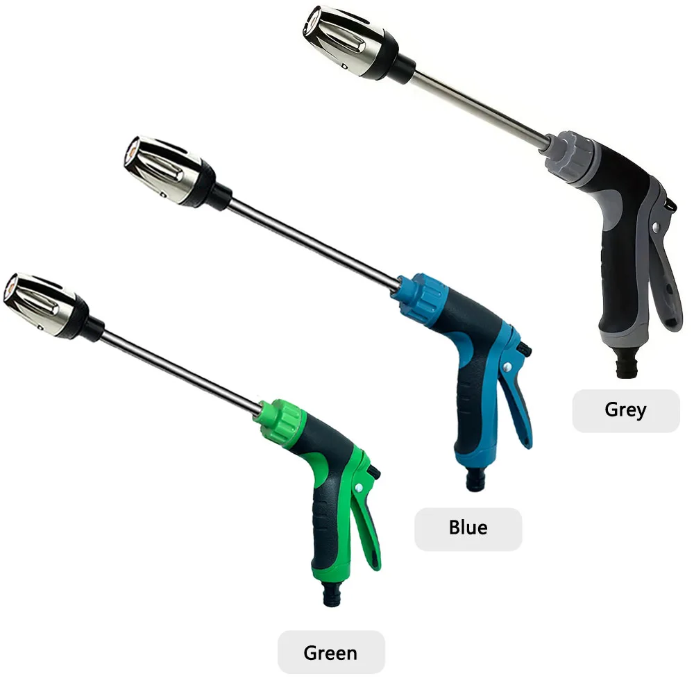 High-pressure Car Washing Water Gun Household Garden Watering Gun Water Pipe Long Rod Nozzle Cleaning Lawn Irrigation Tool