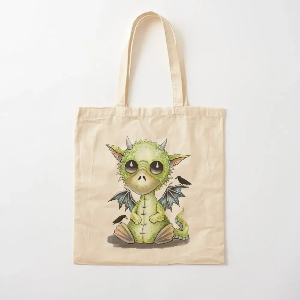 

Cute Dragon Ducky Tote Bag Fabric bag Canvas shoulder bag Women's shopping