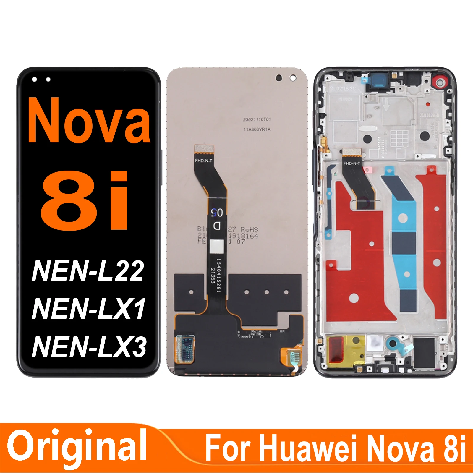 

For Huawei Nova 8i LCD Display NEN-L22 NEN-LX1 NEN-LX3 Touch Screen Digitizer Assembly Parts