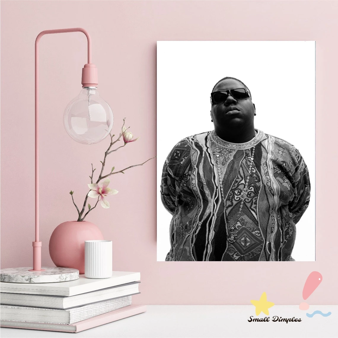 The Notorious B.I.G Biggie Smalls Music Star Poster Canvas Art Print Home Decoration Wall Painting ( No Frame )