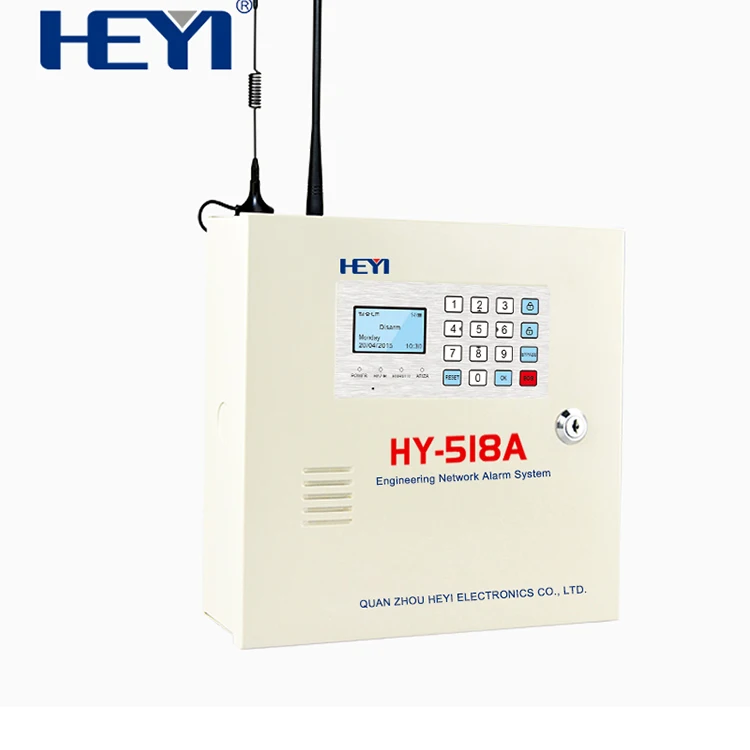 Panel táctil de ahorro de energía inalámbrico con cable GSM y PSTN sistema de alarma antirrobo inteligente LCD y teclado sistema de alarma contra intrusos