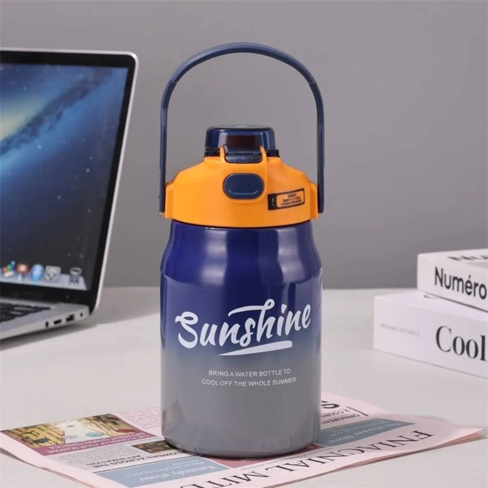 

Fashion Insulated Water Bottles 1000ml 316 Stainless Steel Thermal Cup Large Capacity Gradient Color Sports Kettle for Women Men