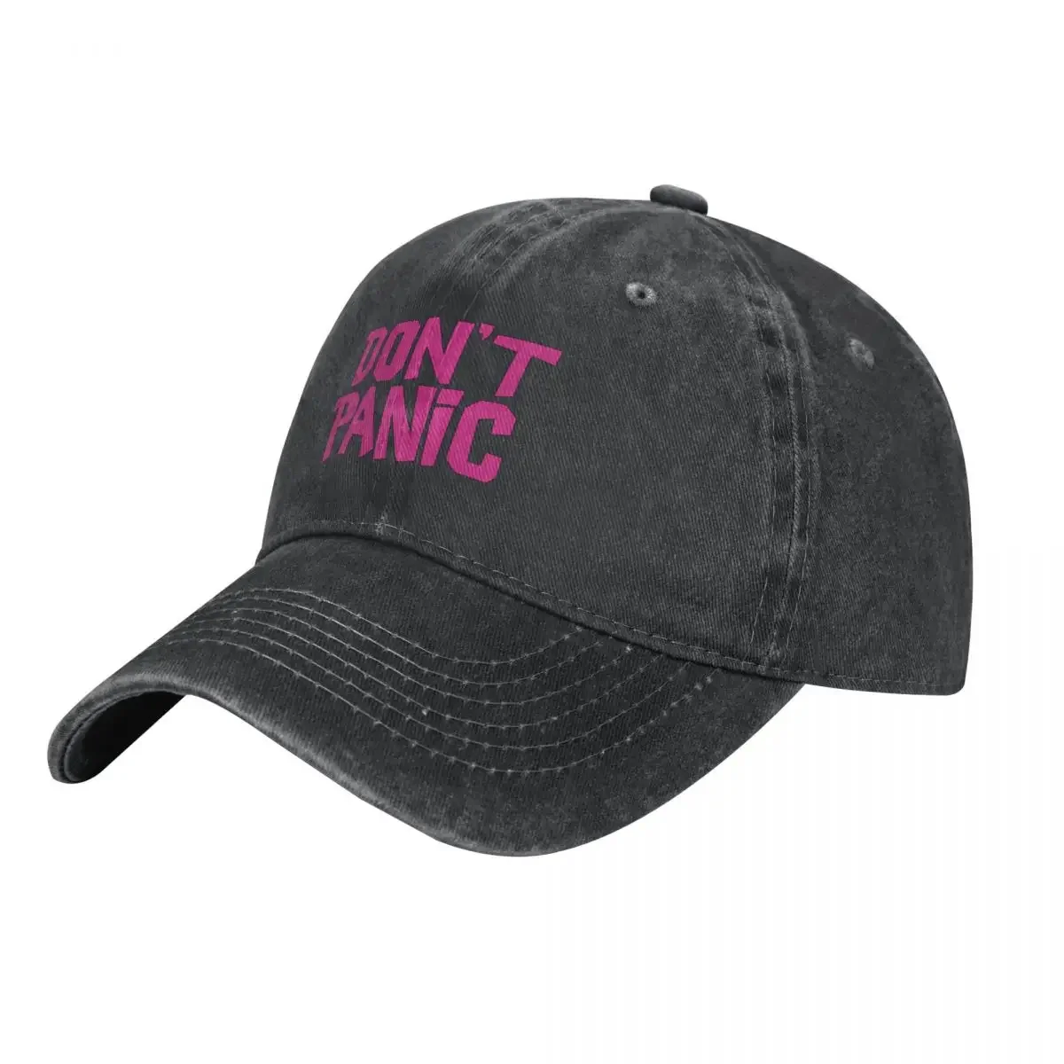 

Dont Panic Hitchhikers Cowboy Hat Golf Hat Sunscreen Golf Cap Trucker Hat Boy Women's