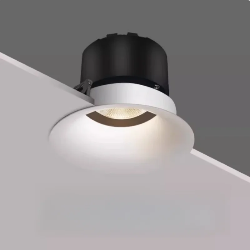 2026 New Model Curved Pendant Light - Frameless, Scaled-After-Cast, Embedded Deep Cup Anti-glare Downlight